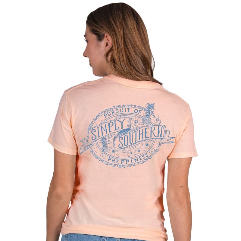 Simply Southern Pursuit Logo Lotus T-Shirt