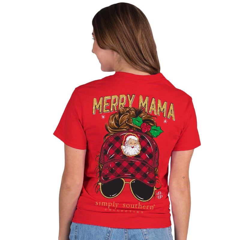 Simply Southern Merry Mama & Mini Holiday TShirt SimplyCuteTees