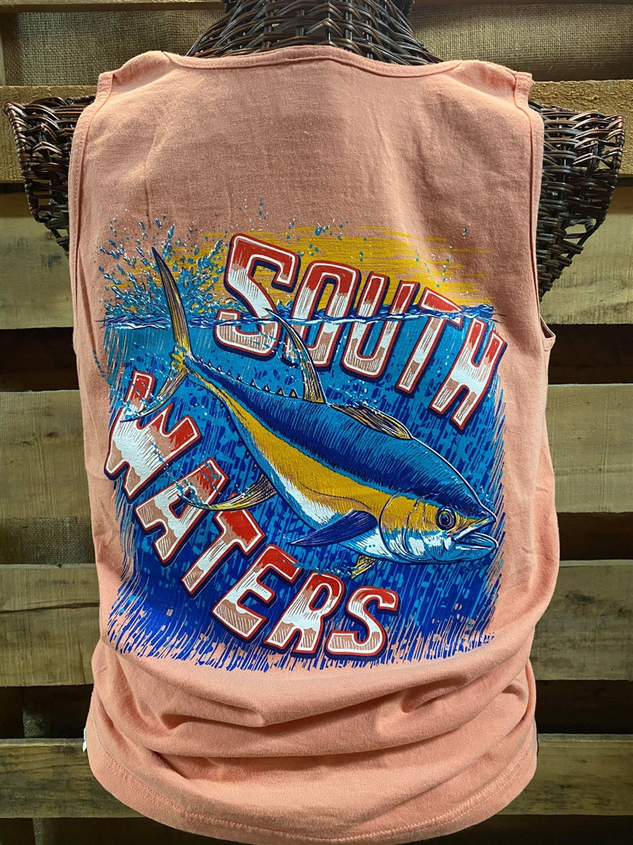 Backwoods South Waters Fishing Lure Bright Comfort Colors Unisex T Shi -  SimplyCuteTees