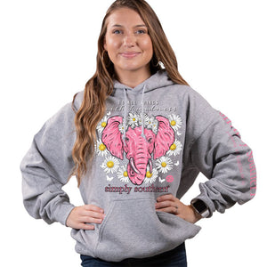 Acercarse Florecer versus SALE Simply Southern Preppy Daisy Elephant Pullover Hoodie T-Shirt -  SimplyCuteTees
