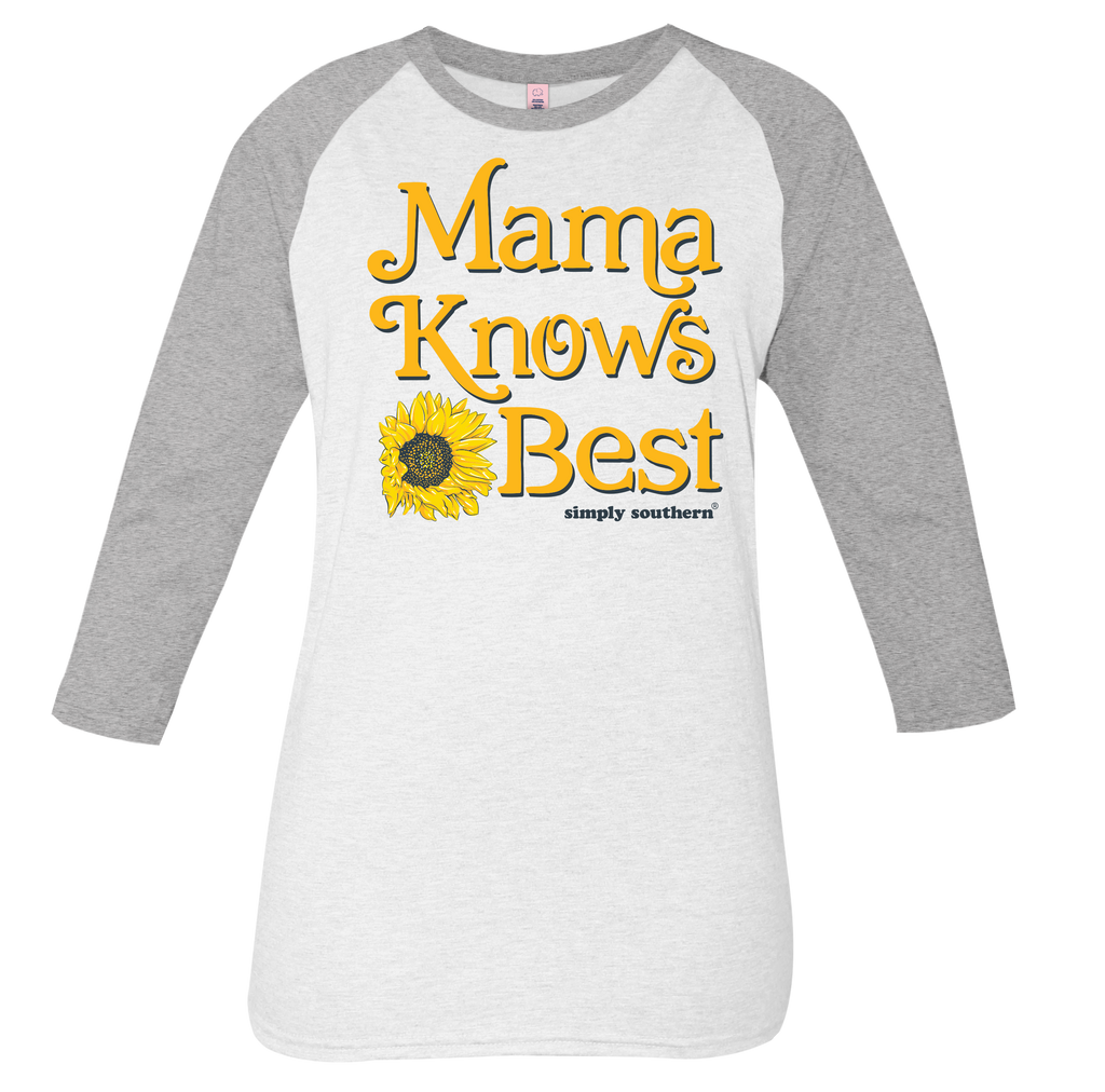 mama knows best yellow sweatshirt