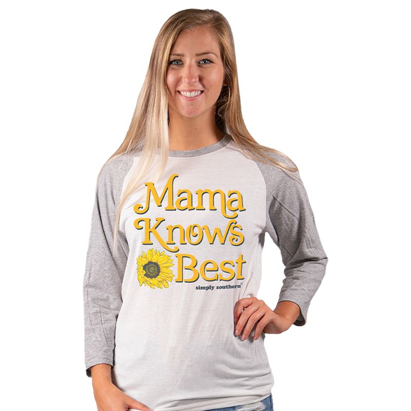 mama knows best yellow sweatshirt