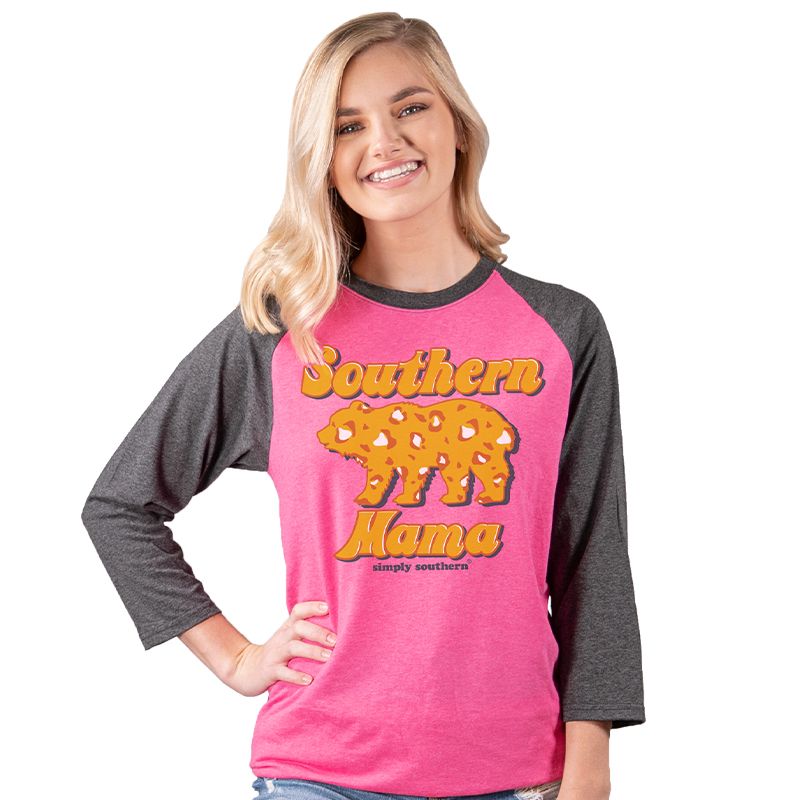 Simply Southern Long Sleeve Tee Fur Mama - Coastal Cottage Outfitters