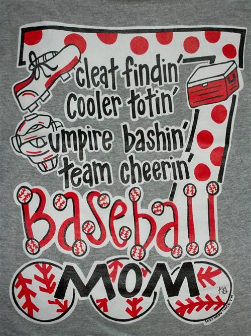 cleat findin' cooler totin' umpire bashin' team cheerin' BASEBALL MOM