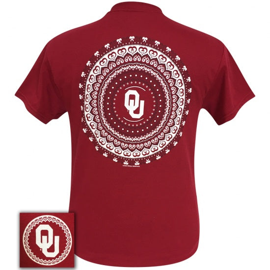 Oklahoma Sooners Preppy Mandala T-Shirt 