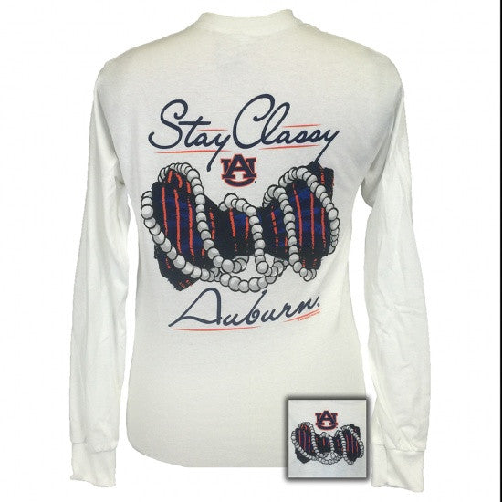 Auburn Tigers War Eagle Women's Logo Sweeper Long Sleeve Oversized Top -  SimplyCuteTees