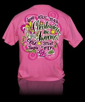 Sweet Thing Funny Cheerleader Pink Girlie Bright T Shirt Kids Women