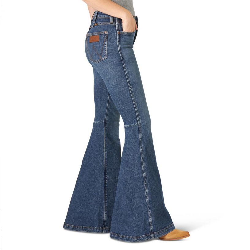 Wrangler Retro Women's Pull-On Trouser Flare Jean STYLE 112324020 - Bear  Creek Western Store