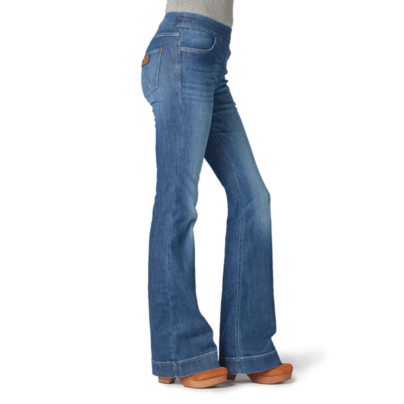 High Rise Extra Stretch Palazzo Flare Jeans (RRWD8HR0SJ)