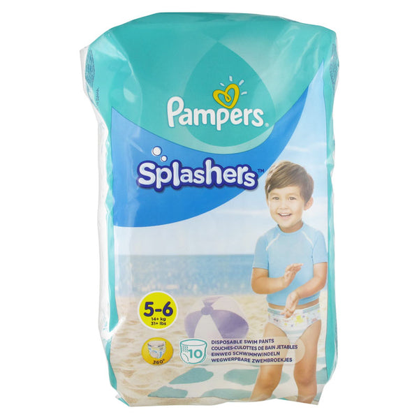 Couches Bebe Splashers Taille 5 6 14kg X10 Pampers Easy Meal And Co