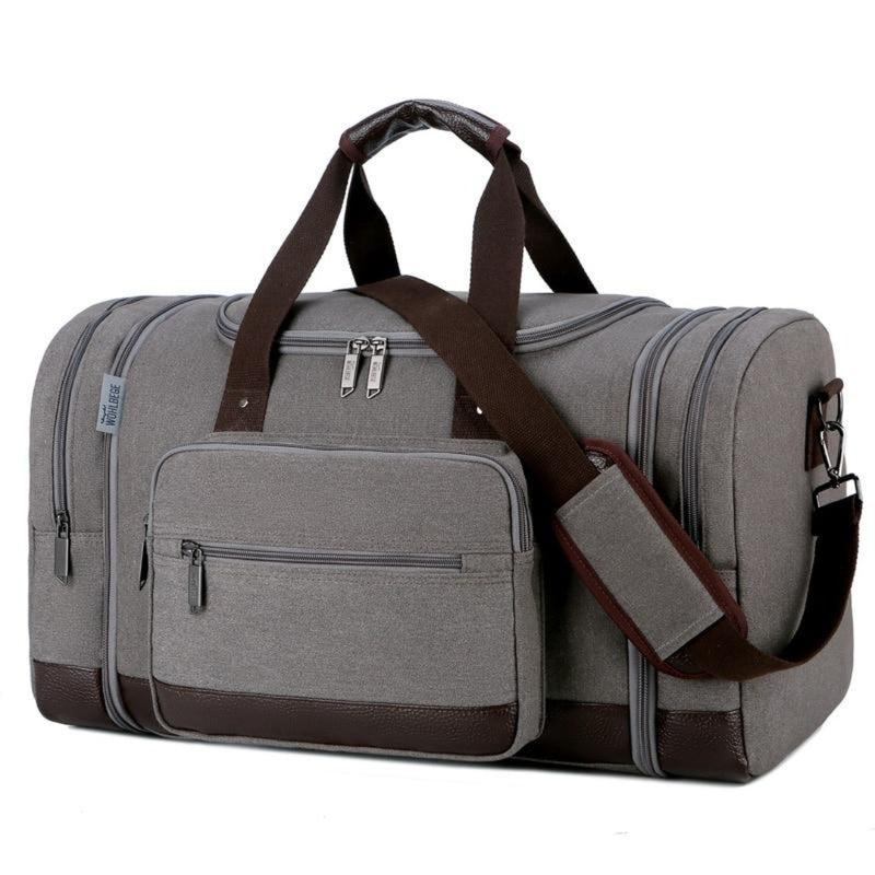 canvas travel duffle bag