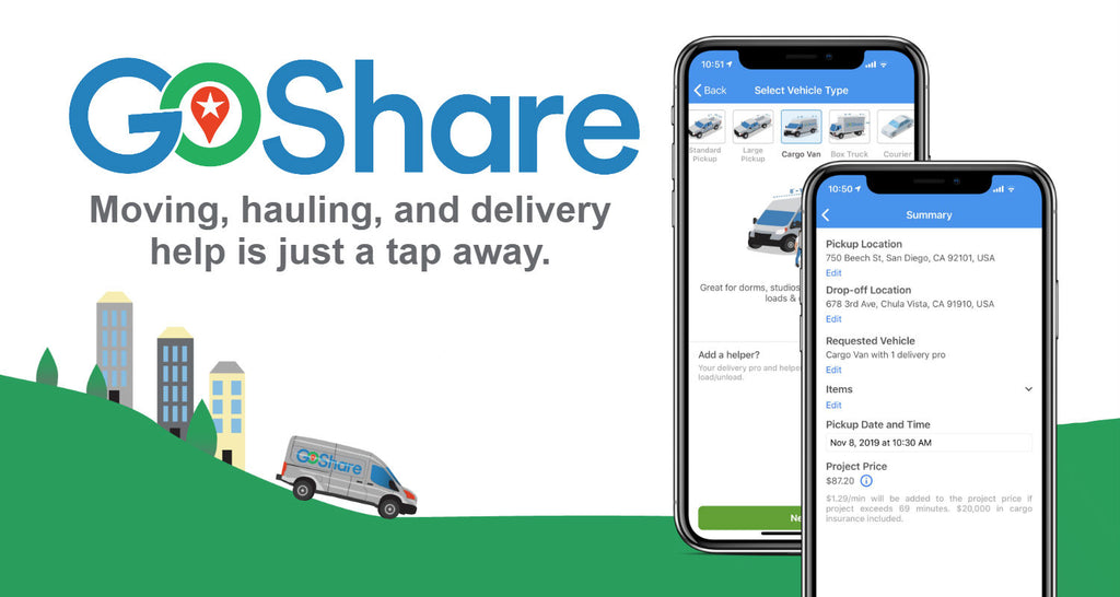 OnDemand pickup and deliveries save and do it yourself with nowship and goshare