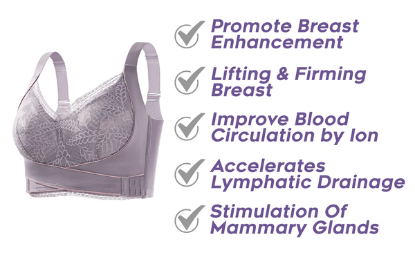 1 or 2 Pcs Eleganzacurve Tourmaline Fiber Recontour Bra,Lift Support Front  Cross Side Buckle Wireless Lace Bra,Skin-Friendly Push Up Full Coverage  Shaping Anti-Sagging Bra (40/90BC, Black+Purple) : : Clothing,  Shoes & Accessories