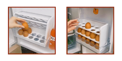 3 Katlı Buzdolabı Yumurta Saklama Kutusu