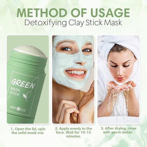 Green Tea Detoxifying Clay Stick Face Mask
