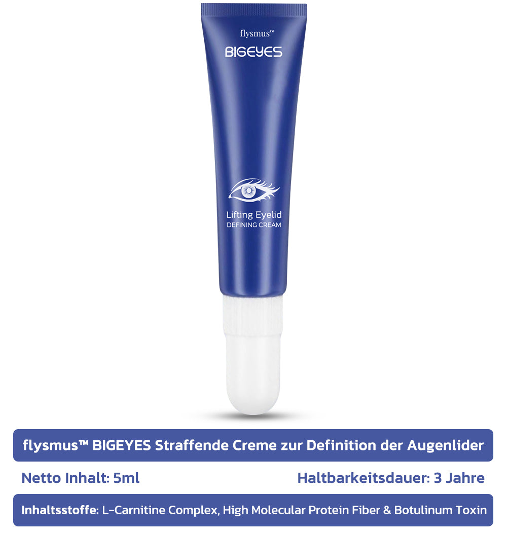 flysmus™ BIGEYES Straffende Creme zur Definition der Augenlider