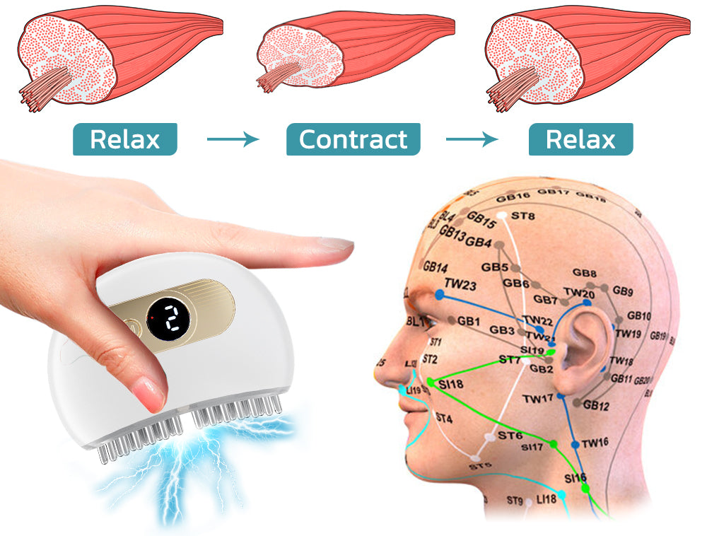 GFOUK™ EMS Nourishing Scalp Acupoint Massage Device