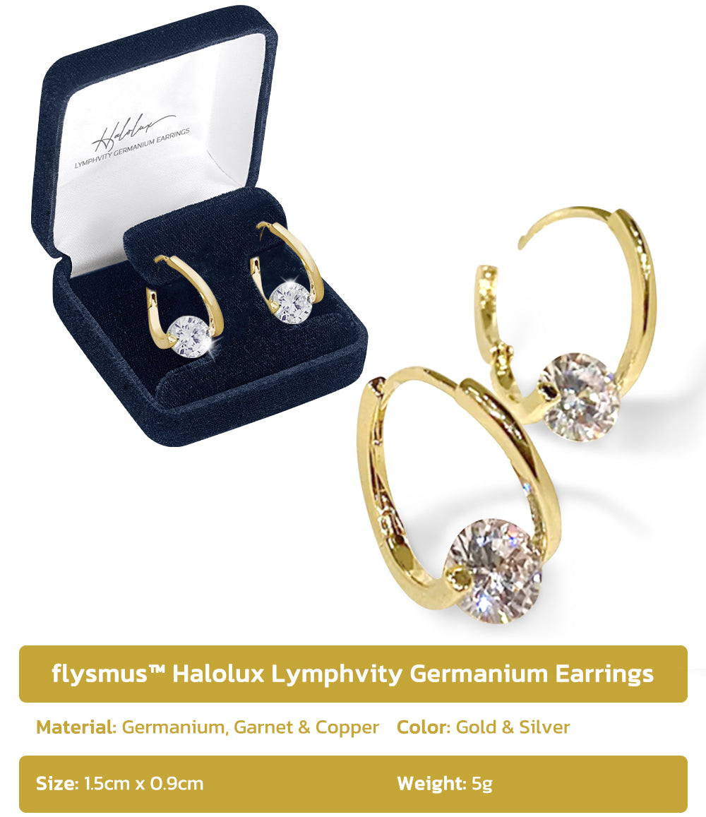 flysmus™ Halolux Lymphvity Germanium Earrings