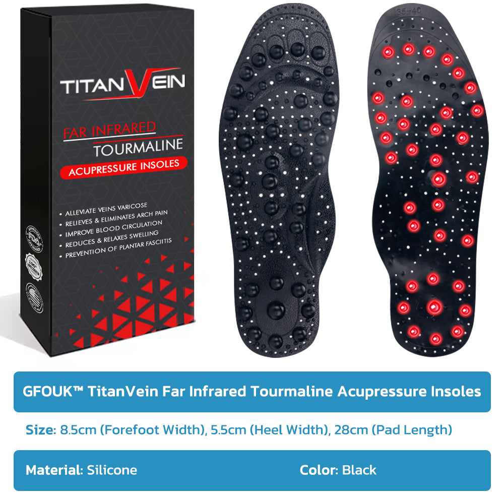 GFOUK™ TitanVein Fern-Infrarot-Turmalin-Akupressur-Einlagen