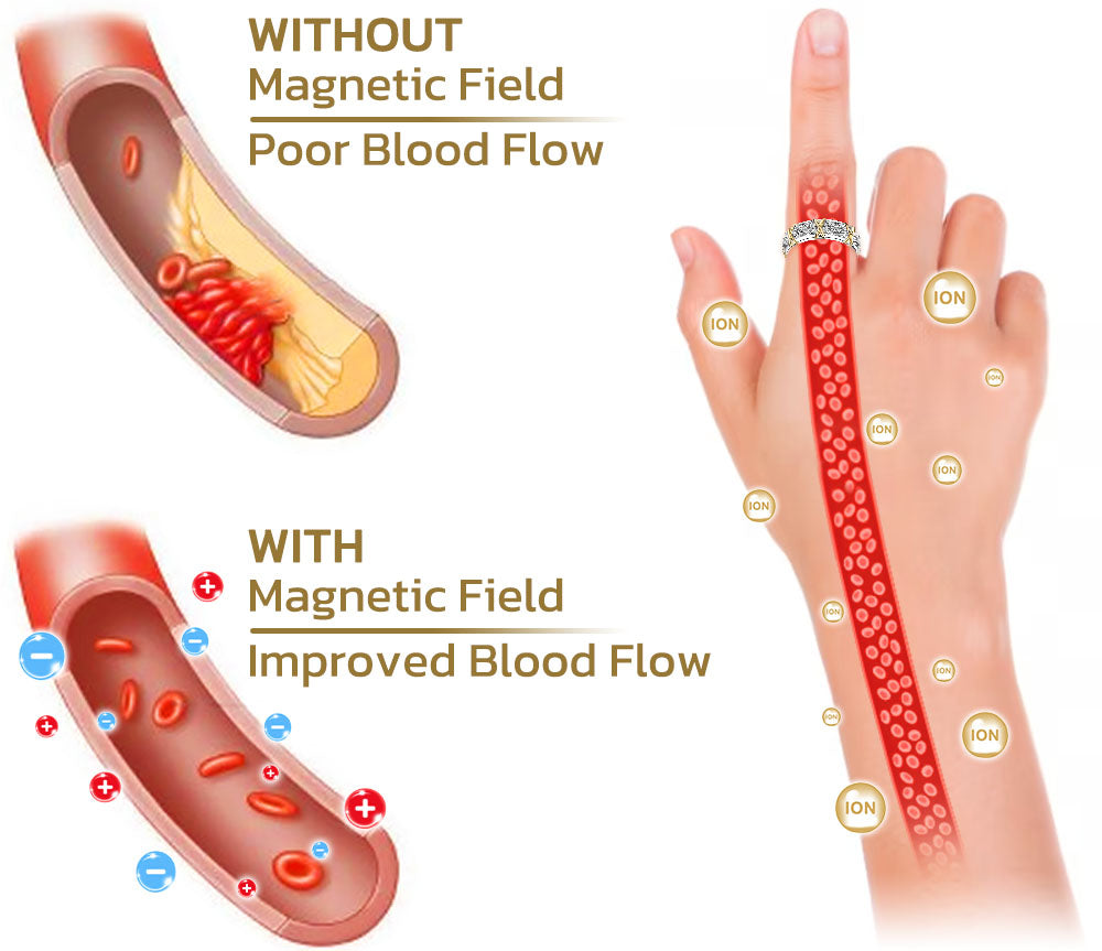 flysmus™ Voghtic Magnetique Lvmphvity Reinigung Kreuz Ring