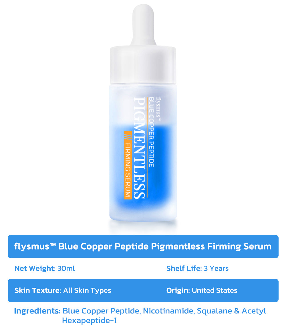 flysmus™ Blue Copper Peptide Pigmentless Firming Serum