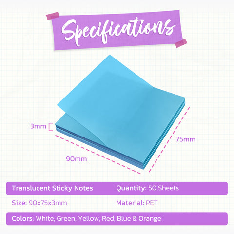 Transparent Sticky Notes