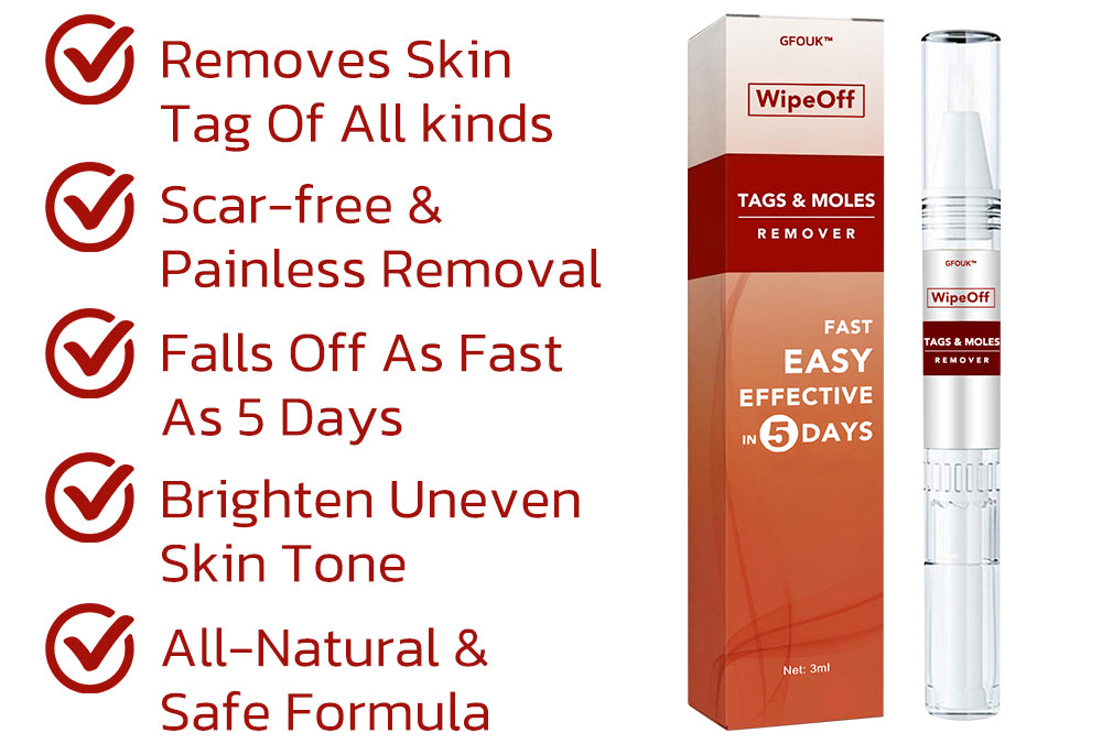 3ml Wipe Off Tags Moles Remover Skin Tags Mole Remover Effective Formula  For Skin Tags Removal