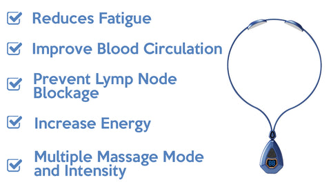 Massatge de coll EMS portàtil amb alleujament limfàtic