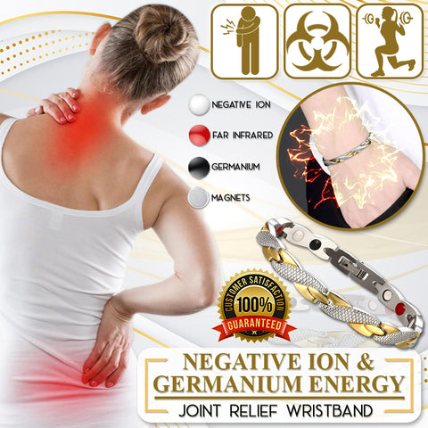Negative Ion And Germanium Energy Joint Relief Wristband 