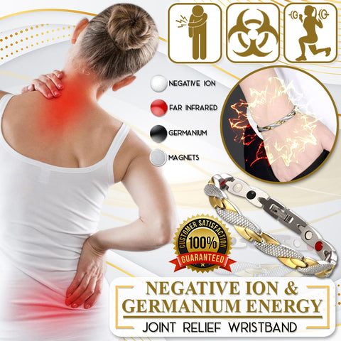 Negative Ion And Germanium Energy Joint Relief Wristband
