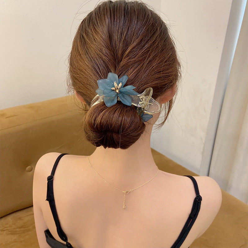 Eleganter Blumen-Krallenclip - Tristar Boutique