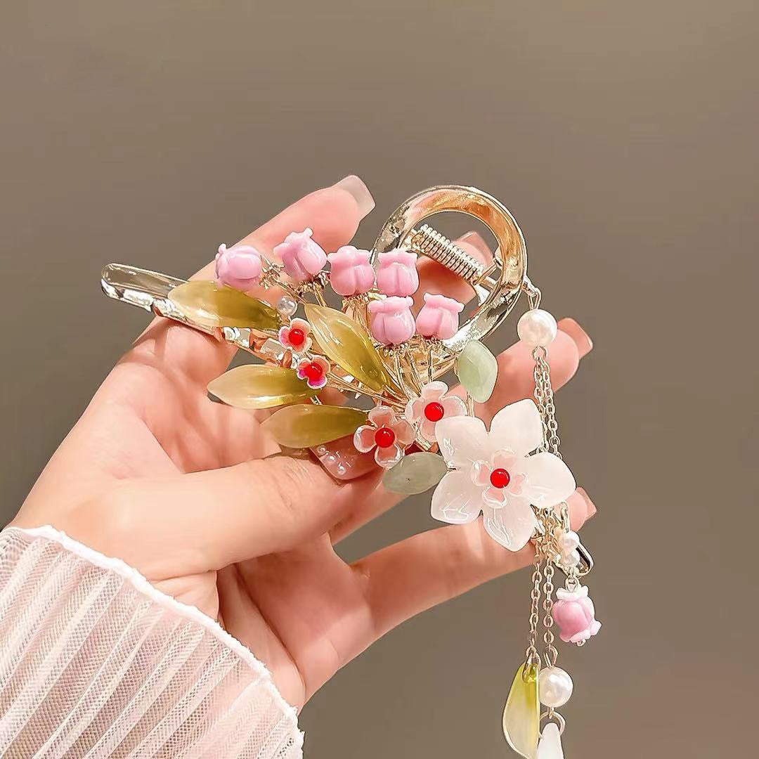 Flower Bouquet Claw Clip