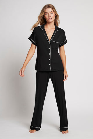 Petra Women'S Tencel™ Modal Short Sleeve With Long Pant Pyjama Set - B