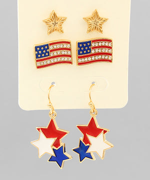 USA Earring Set