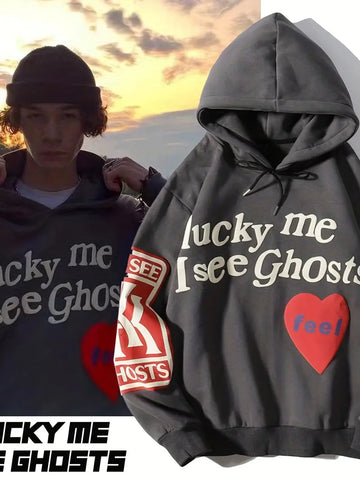 Lucky me I see Ghosts Kanye Hoodie