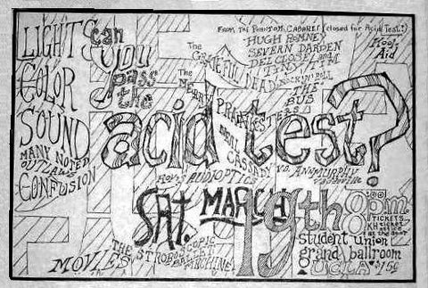 "3/19/66 Pico Acid Test - Grateful Dead - original newspaper ad for Student Union Grand Ballroom, UCLA" by Zooomabooma is licensed under CC BY-NC-SA 2.0. To view a copy of this license, visit https://creativecommons.org/licenses/by-nc-sa/2.0/?ref=openverse.