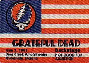 "Grateful Dead backstage pass - 6/7/91 Deer Creek Amphitheatre, Noblesville, Indiana" by Zooomabooma is licensed under CC BY-NC-SA 2.0.