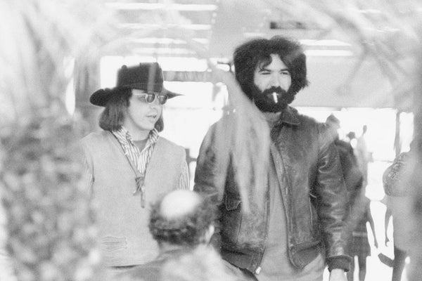 Stanley "Bear" Owsley and Jerry Garcia, Photo © Rosie McGee
