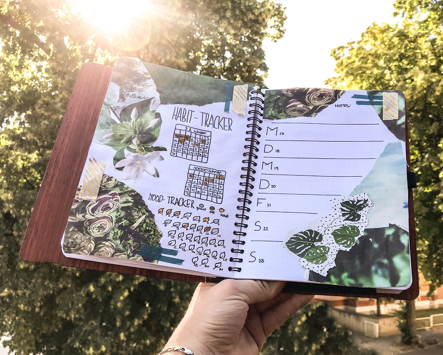 Habit- und Mood-Tracker sind sehr beliebt beim Bullet Journaling