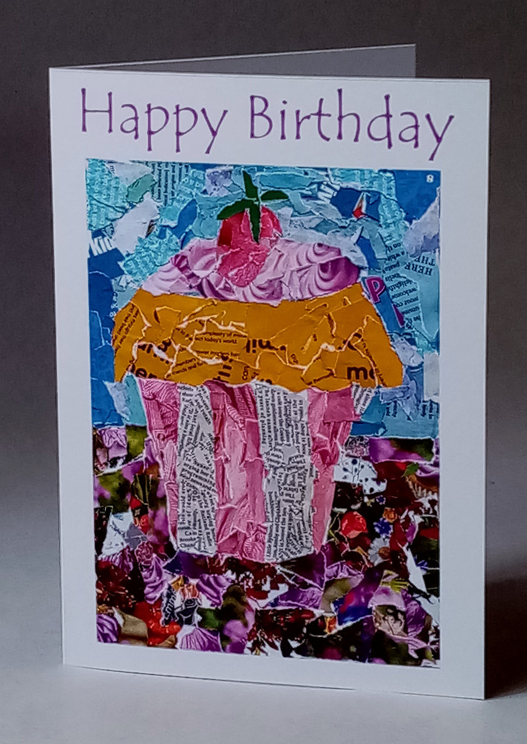 birthday card collage