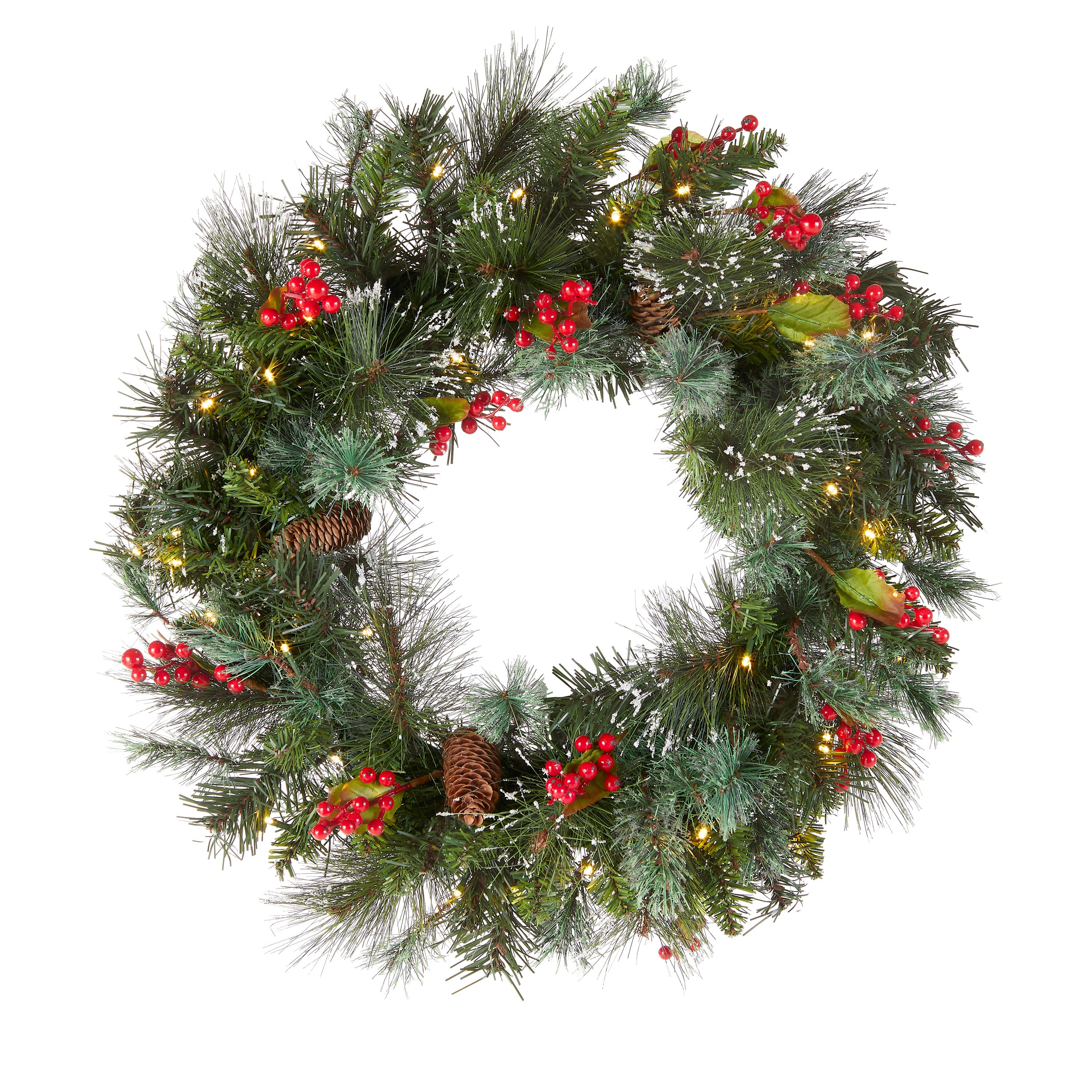 National Tree Company Pre-Lit Artificial Christmas Garland, Green, Win