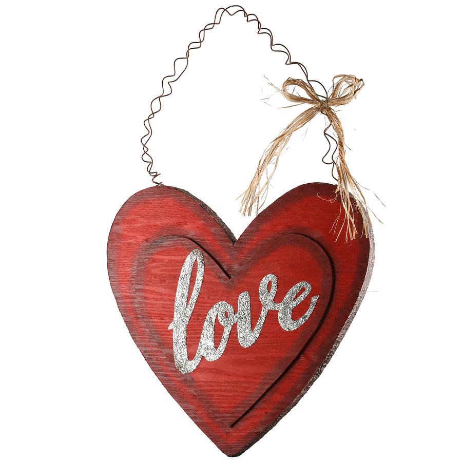 National Tree Company 28 in. Height Valentine's Hearts with LED Lights  DF-22080007L - The Home Depot