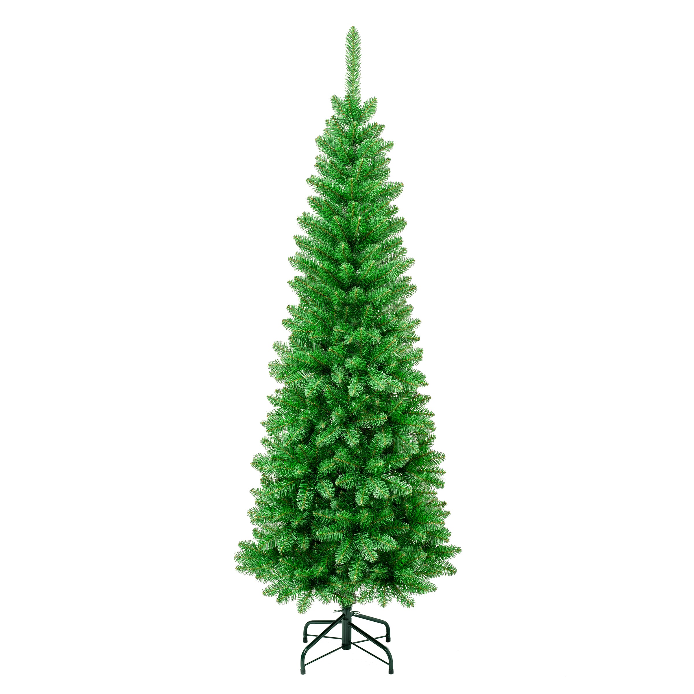 First Traditions Pre-Lit Rowan Pencil Slim Christmas Tree