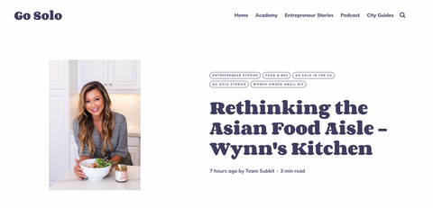 wynn's kitchen feature, go solo, subkit