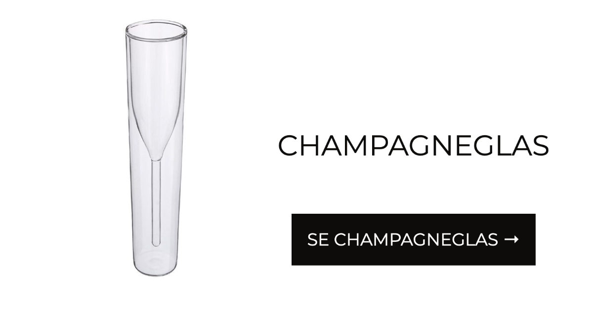 Dubbelväggad Champagneglas