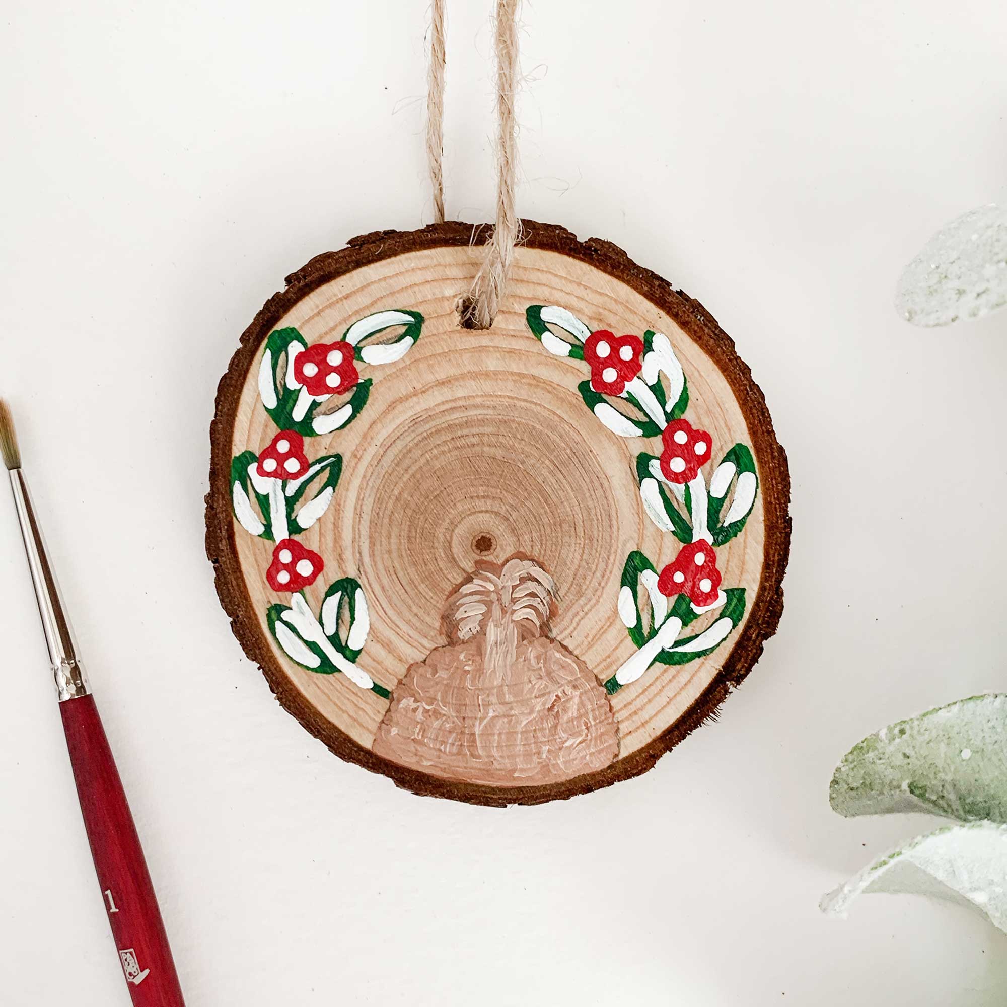 Custom Hand-painted Pet Ornament - LARGE SIZE - Kristin L. Murphy