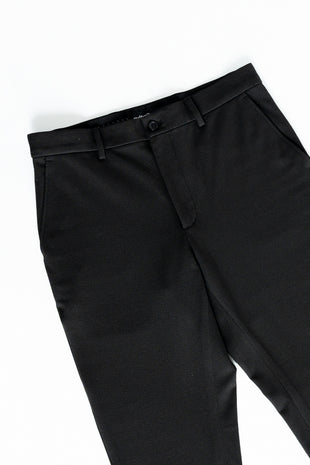 drawstring slim long pants men black in cotton - RICK OWENS - d — 2