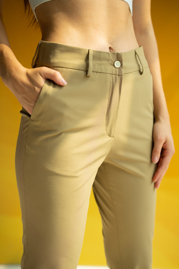 Buy Women's Eco Navy Stretch Pants Online In India