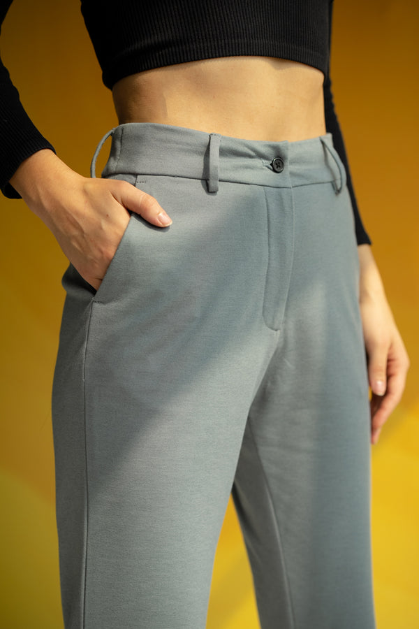Charcoal Power-Stretch Pants - Women