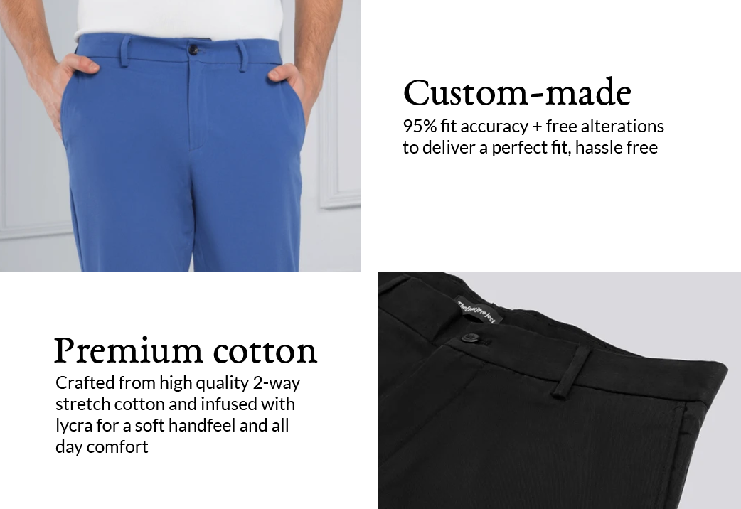 cotton chinos for men